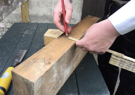 Herde Service - Vermessen von Holz