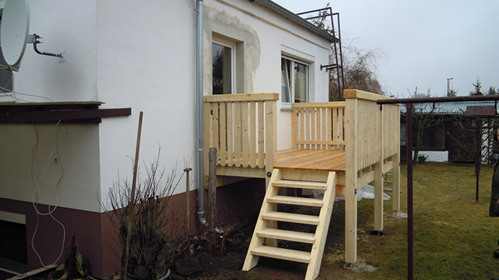 Herde Service Referenz - Terrasse mit Treppe